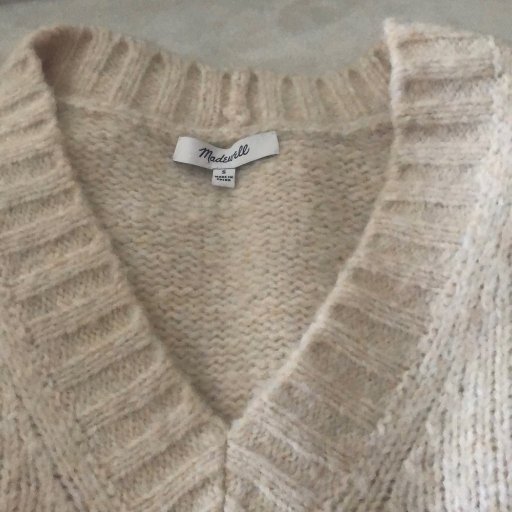 Madewell v-neck sweater vest